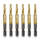 6-PC 10-32NC Combination Drill Tap Bit Set Sae, Thread Size, Titanium New. Price: $25.69.