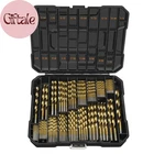 Titanium Drill Bit Kit Set For Metal And Wood 230-PIECE Coated Hss Conventiona New. Price: $65.64.
