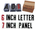 Changeable Sign Letters 6 7-INCH Flexible Panel Condensed Font, Made In... New. Price: $143.52.