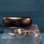 Coach Hc 5111 9348 Shiny Silver/red Eyeglasses 53-17-140 W/case Pre-owned. Price: $7.50.