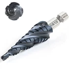 Matework M35 Cobalt Step Drill Bit, Four Spiral Flute Unibit 1/8"-1/2" New. Price: $18.98.