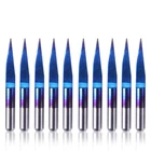 Genmitsu 10PCS Nano Blue Coat Engraving Bits, 15 Degree 0.1MM Tip 1/8" Shank ... New. Price: $35.64.