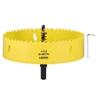 Cocud 5-1/2"(140MM) Hole Saw, M42 Bi-metal Hex Shank (5-1/2"), Yellow New. Price: $25.99.