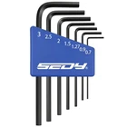 Sedy 7-PIECE Mini Hex Key Metric Set, Shape Allen Wrench, Small, Blue New. Price: $11.94.