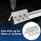 Handheld Jig For Pipe/ Cylinder Triangle Drilling Guide Block New. Price: $20.58.