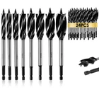 Mlynzxjsy 24PCS 6.5 Inch Auger Drill Set For Wood 3/8 To 1 New. Price: $61.45.