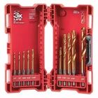 Milwaukee Tool 48-89-4633 Shockwave Red Helix Tin Drill Bit Set, 10-PC New. Price: $27.00.