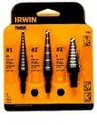 Irwin Industrial 10502ZR 3 Piece High Speed Drill Unibit Set New. Price: $96.90.