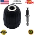3/8 Inch Keyless Drill Chuck Adapter, Quick Change 0.8-10MM Converter With 1/4 New. Price: $16.91.