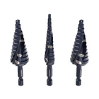 Klein Tools QRST2S Step Drill Bit Set, Quick-release, Double Fluted, 3 Pc. New. Price: $77.98.
