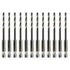 1/8 In. Quick Change Drill Bit Set (12-PIECE) Hex Shank, Precision New. Price: $15.05.