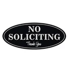 No Soliciting Thank You Sign For Home,durable Uv And Weather Resistant 2.8" X 7" New. Price: $8.49.