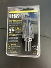 Klein Tools KTSB11 Double-fluted Step Drill Bit #11 (7/8" 1-1/8") New Sealed. Price: $19.00.