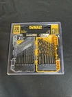 Dewalt Black Oxide 20PC Drill Bit Set For Metal & Wood New. Price: $10.00.