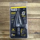 Klein Tools QRST15 Step Drill Bit, Quick Release, Spiral Flute, 7/8 1-3/8 New. Price: $45.99.