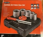 Warrior 9-PC Carbide Grit Hole Saw Set 69068 1-1/4 To 3-1/4 Pilot Bit Case New. Price: $10.00.