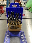 Fisch 29-PIECE Imperial Brad Point Chrome Vanadium Steel Drill Bit Set Used. Price: $159.99.