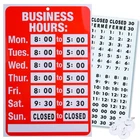 Business Hours Signs Open Closed Bundle: Office & Operation Si... New. Price: $14.56.