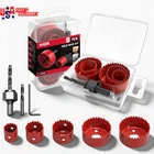8PCS Hole Saw Kit 1" To 2-1/8"(25-54MM) Set In Case With 1PC Mandrels, New. Price: $16.63.