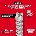Milwaukee 48-20-3988 1-1/2" 18" 23" Sds Max Cutter Carbide Bit New. Price: $110.00.