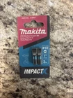 Makita A-96637 Impactx 10 Slotted Insert Bit, 2 Pack New. Price: $9.00.