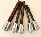 Stahlwille 1054TX 1/2" Drive Extra Long Torx Sockets Set T60, T55, T50, T45, T40 Used. Price: $148.00.
