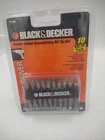 Black And Decker Drill Driver Kit 10 Piece Double Ended Set New Old Stock Nos. Price: $13.99.