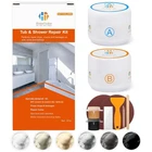 Fiberglass Tub Repair Kit Porcelain Tile Shower Fix 3.7OZ Color Match New. Price: $31.99.