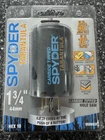 600903P Spyder Tarantula 1-3/4-IN Carbide-tipped Hole Saw 1-3/4" 44MM New. Price: $19.99.