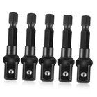 Adapter For Impact Driver 5PCS Black Drill Socket 1/4 Inch 3/8X50MM New. Price: $19.53.