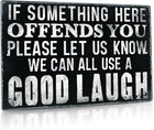 Putuo Funny Signs For Man Cave Bar Decor, Sarcastic Bathroom Metal New. Price: $18.99.