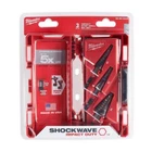 Milwaukee Shockwave High Speed Steel Impact Duty Step Drill Bit Set Quick-change New. Price: $119.99.