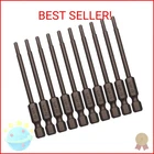Sipery 10PCS Hex Head Allen Wrench Drill Bits H2.5 (2.5MM) S2 Steel Magnetic New. Price: $15.16.