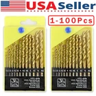 13PCS Hss Titanium Coated Twist Drill Bit Set 1.5-6.5MM Hex Shank For Wood Metal New. Price: $326.59.