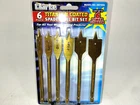 Clarke Pc. Titanium Coated Spade Drill Bit Set DB7006 New. Price: $5.99.