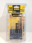 Dewalt DWA1180 Black And Gold Drill Bit Set 10-PIECE New. Price: $18.99.