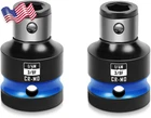 Bit Holders 3/8 Inch Square Drive To 1/4 Hex Socket Adapter Impact Wrench New. Price: $14.47.