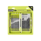 Ryobi A972501 Black Oxide Round Shank Twist Drill Bit Set (25-PIECE) New. Price: $15.90.