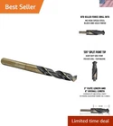 17/32" Reduced Shank Hss Black & Gold Bit For Precision Metal Drilling New. Price: $21.59.
