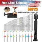 60PCS Mini Micro Hand Drill Bits Set Small Manual Keyless Chuck Pin Vise Rotary New. Price: $12.88.