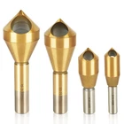 Comoware 4PCS Titanium Coated Chamfer Tool Hss Bit 90-DEGREE Countersink New. Price: $26.58.