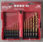 Ace 15-PIECE Ti-coated Twist Drill Set (2488286) New. Price: $9.00.