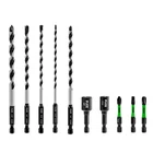 Flex FAM10601-10 Carbide-tipped Multi-construction Drill & Drive Bit Set 10PC New. Price: $40.87.