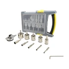 Large Drill - 10 Electroplated Bits And Clamp Guide Hhblkit New. Price: $122.20.