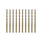 Cobalt Drill Set, 10PCS 1/8" M35 High Speed Steel Jobber Length Bit... New. Price: $19.50.
