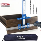 King&charles Cabinet Hardware Jig, Handle With 3PCS Point Wood Drils New. Price: $13.09.
