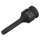 Uxcell T40 Impact Torx Bit Socket, 3/8" Square Drive 60MM Length Cr-mo New. Price: $13.63.
