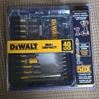 Dewalt Max Impact 40 Piece Screw Bit Set Nut Drivers Steel For New. Price: $6.00.