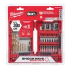 Milwaukee 48-32-4013 Shockwave Impact Duty Driver Bit Set 50 Piece New. Price: $46.62.