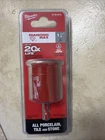 New Milwaukee 49-56-0519 Diamond Max 1-1/4" Hole Saw Bit #2. Price: $22.00.